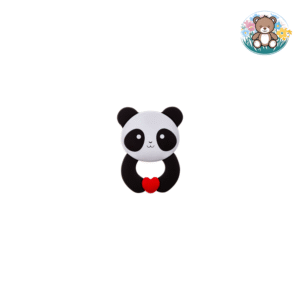 Anneau de dentition en silicone Panda