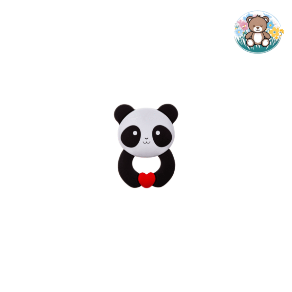 Anneau de dentition en silicone Panda