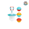 Panier avec jouets de bain