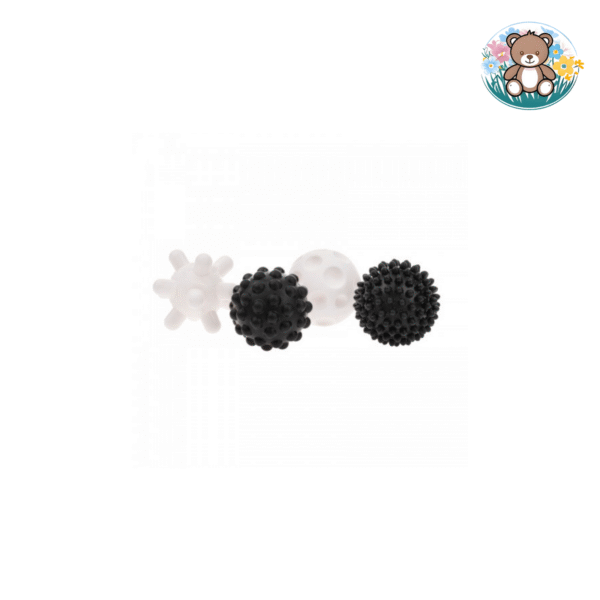 Boules sensorielles souples noir/blanc