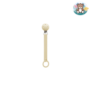 Attache sucette en silicone ruban