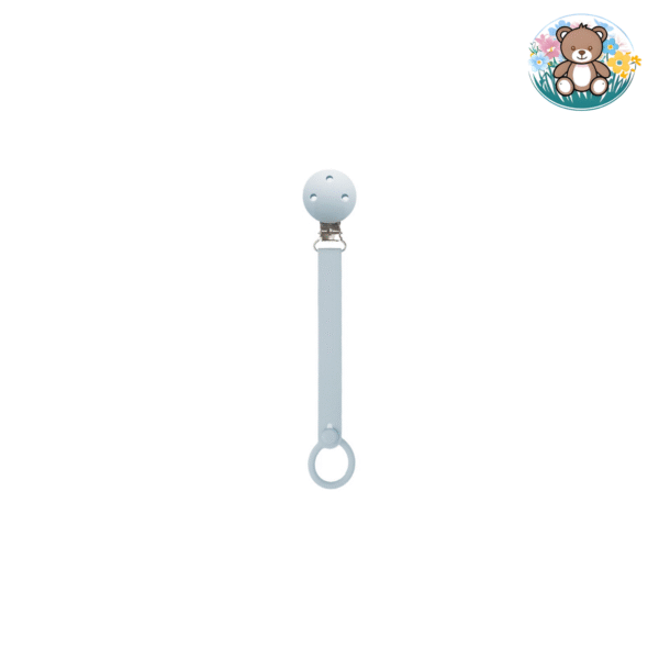Attache sucette en silicone ruban