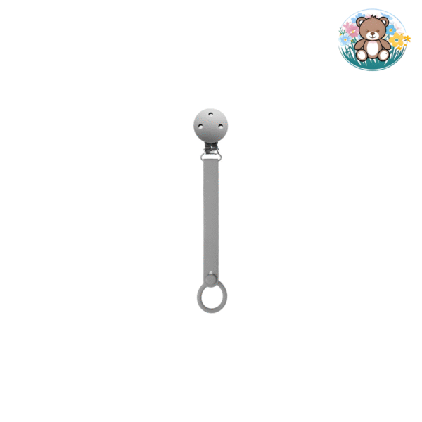 Attache sucette en silicone ruban