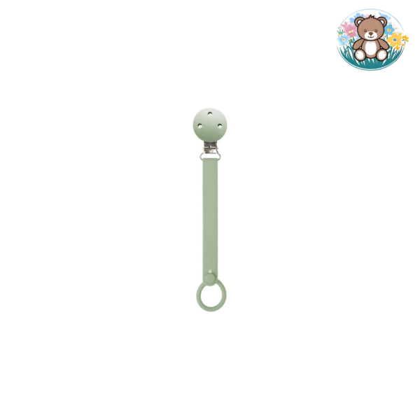 Attache sucette en silicone ruban