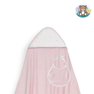 Cape de bain + Bavoir Etoiles