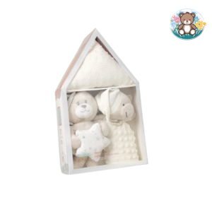Coffret Peluche+Couverture+Doudou
