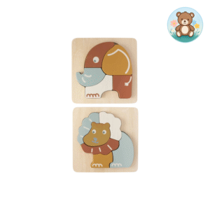 Puzzle bébé bois - x2