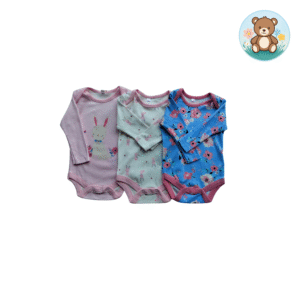 Lot de 3 bodys bébés