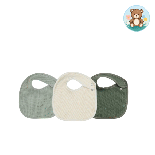 Bavoirs bébé naissance lot de 3