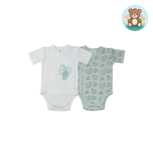 Lot de 2 Bodys manches courtes - Tropical