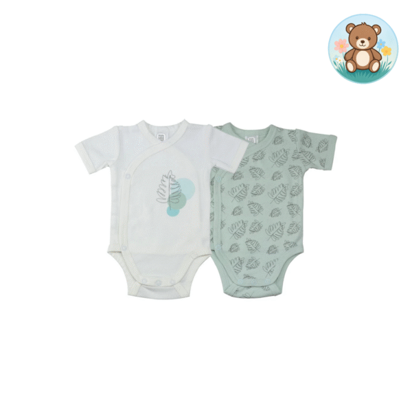 Lot de 2 Bodys manches courtes - Tropical