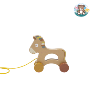 Jouet en bois bébé à tirer - Bois FSC®